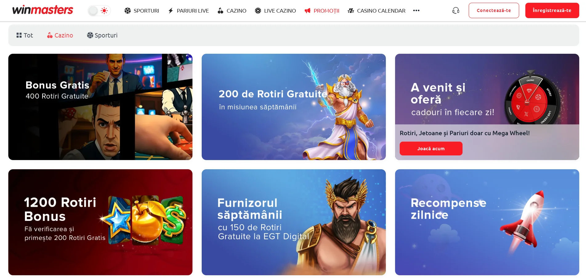 Bonus Fără Depunere Winmasters Casino
